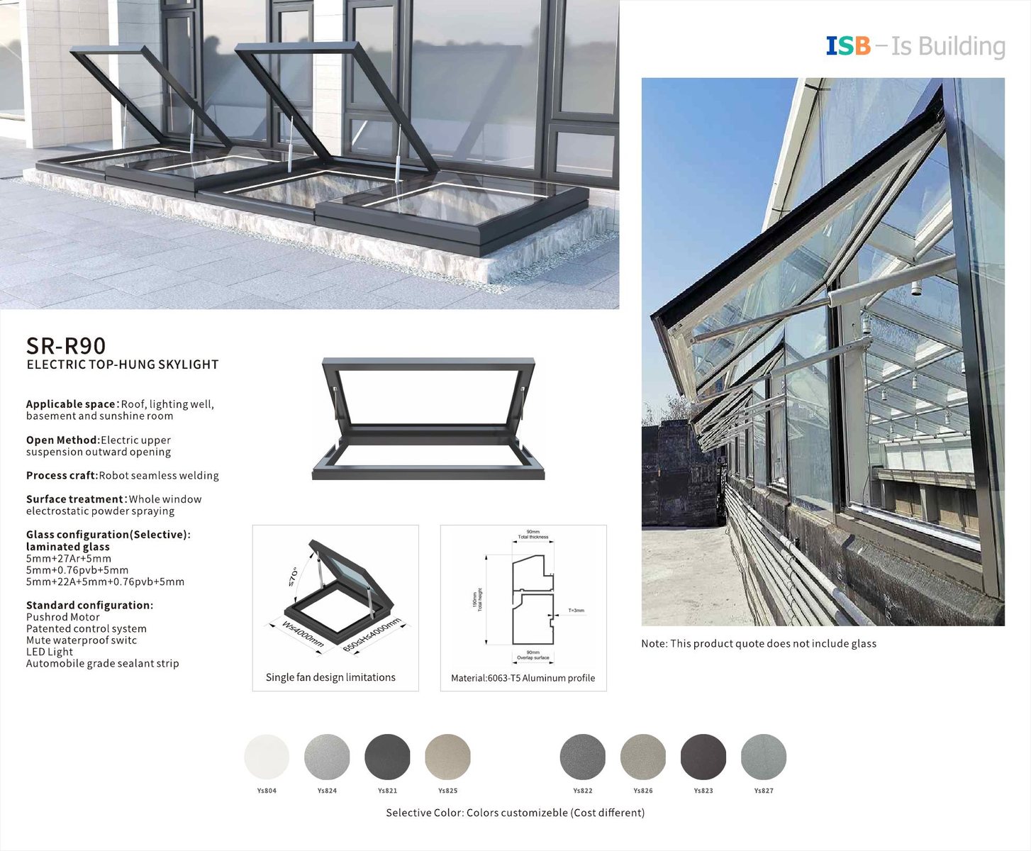 Sliding / Opening Skylights