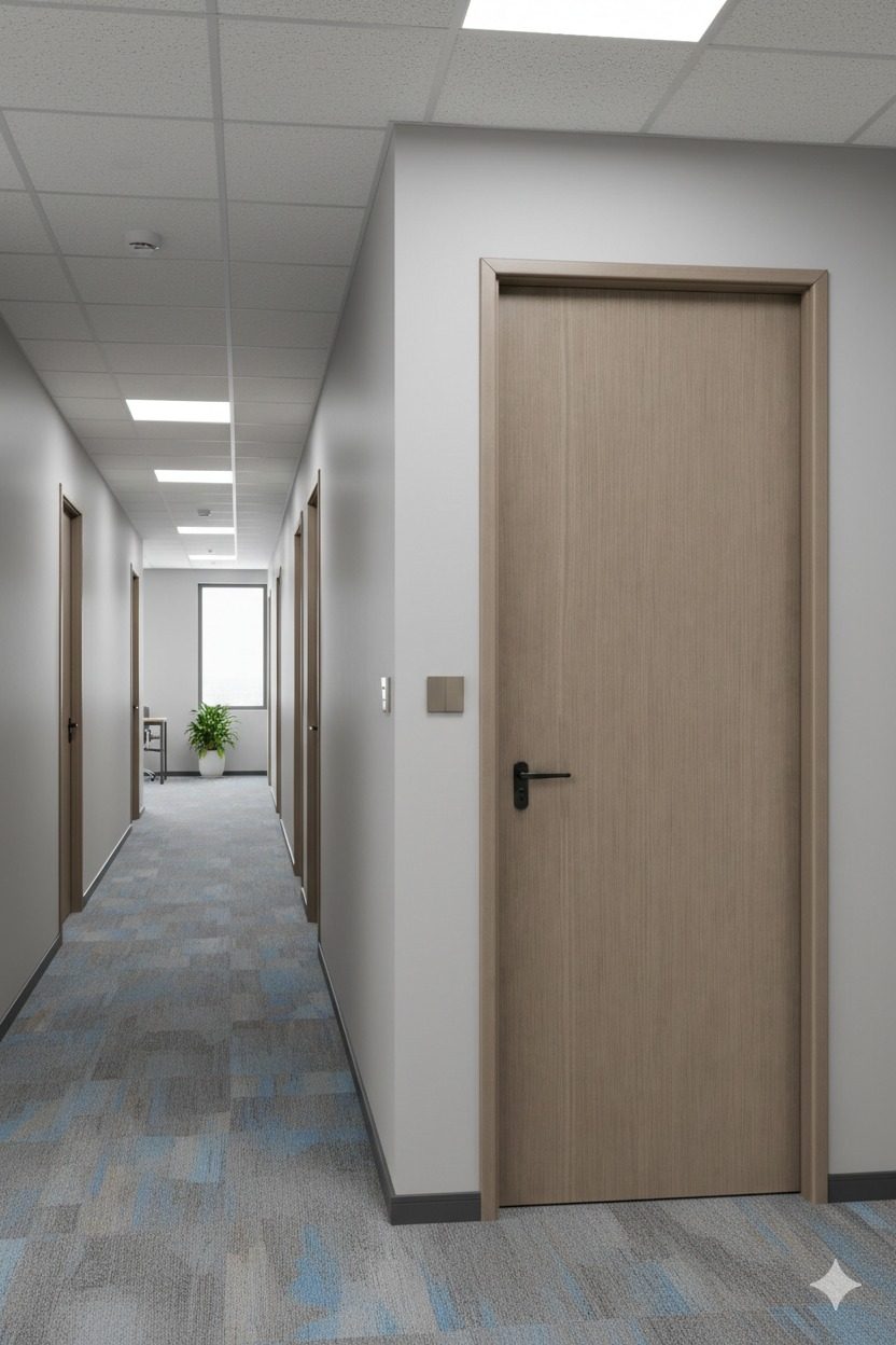 Interior door finish sample