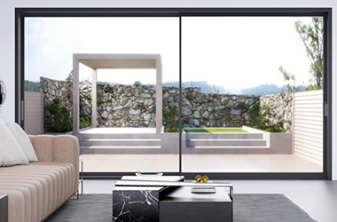 Premium aluminium sliding door system for Singapore homes